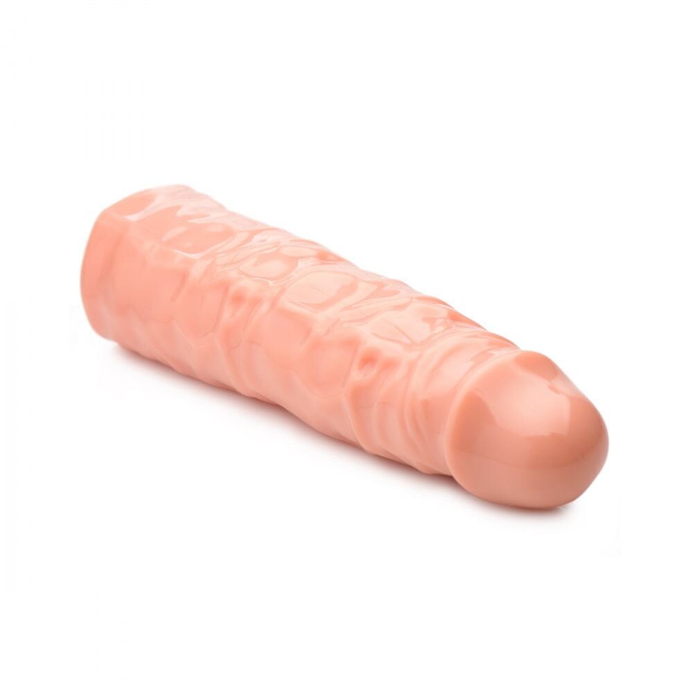 Vibrators, Sex Toy Kits and Sex Toys at Cloud9Adults - Size Matters 3 Inch Flesh Penis Enhancer Sleeve - Buy Sex Toys Online