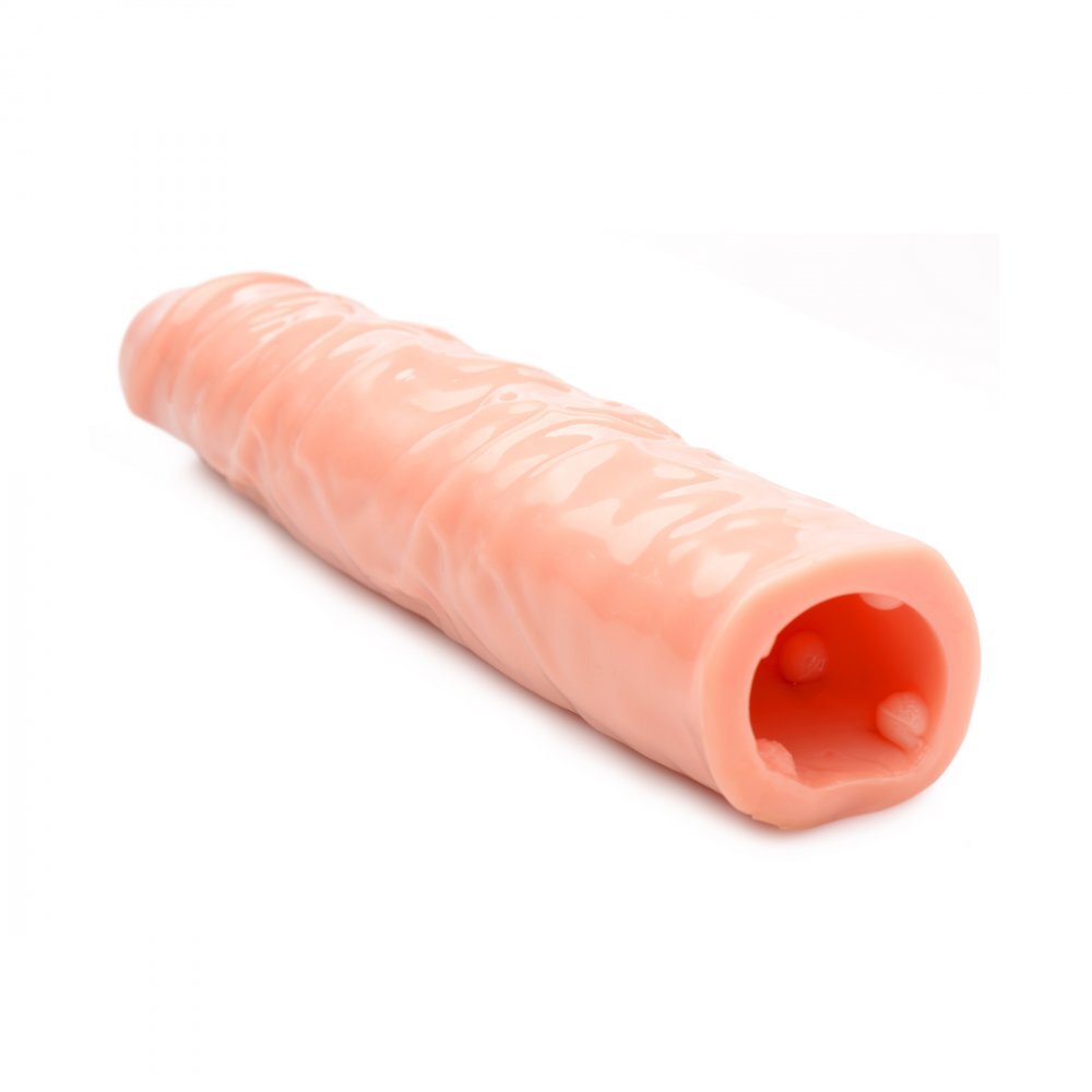 Vibrators, Sex Toy Kits and Sex Toys at Cloud9Adults - Size Matters 3 Inch Flesh Penis Enhancer Sleeve - Buy Sex Toys Online