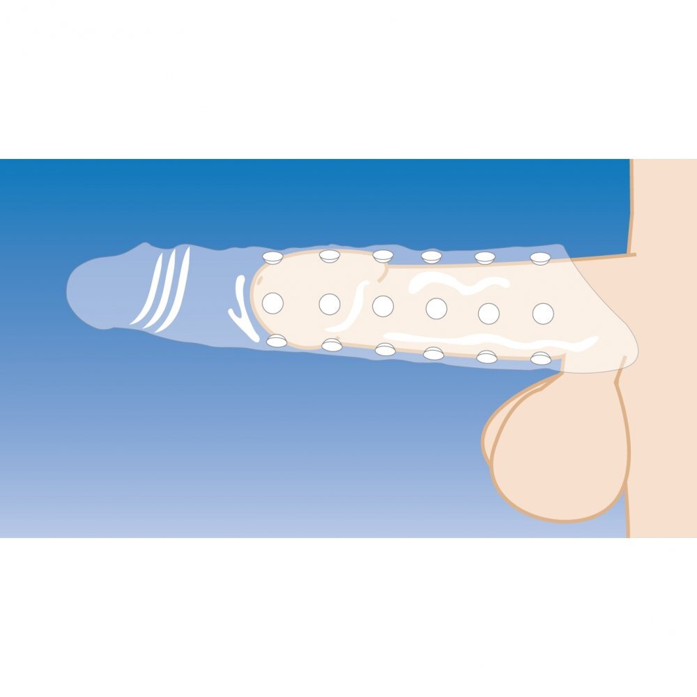 Vibrators, Sex Toy Kits and Sex Toys at Cloud9Adults - Size Matters 3 Inch Clear Penis Extender Sleeve - Buy Sex Toys Online