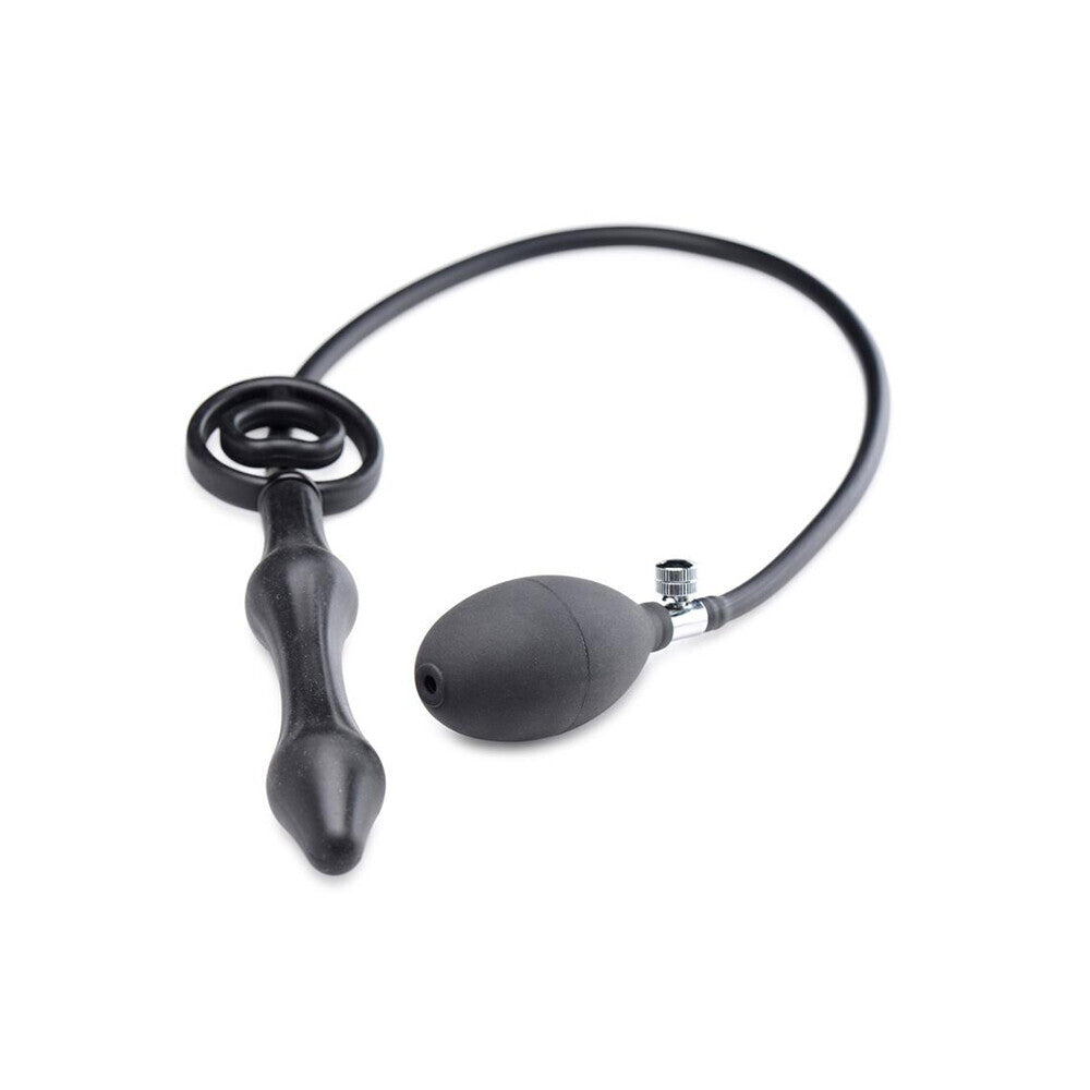 Vibrators, Sex Toy Kits and Sex Toys at Cloud9Adults - Master Series Devils Rattle Inflatable Anal Plug With Cock Ring - Buy Sex Toys Online