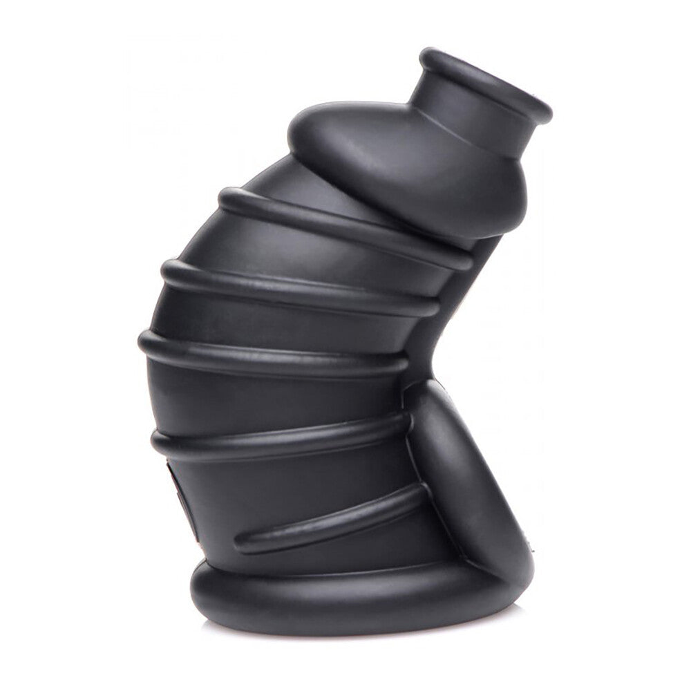 Vibrators, Sex Toy Kits and Sex Toys at Cloud9Adults - Master Series Dark Chamber Silicone Chastitys Cage - Buy Sex Toys Online