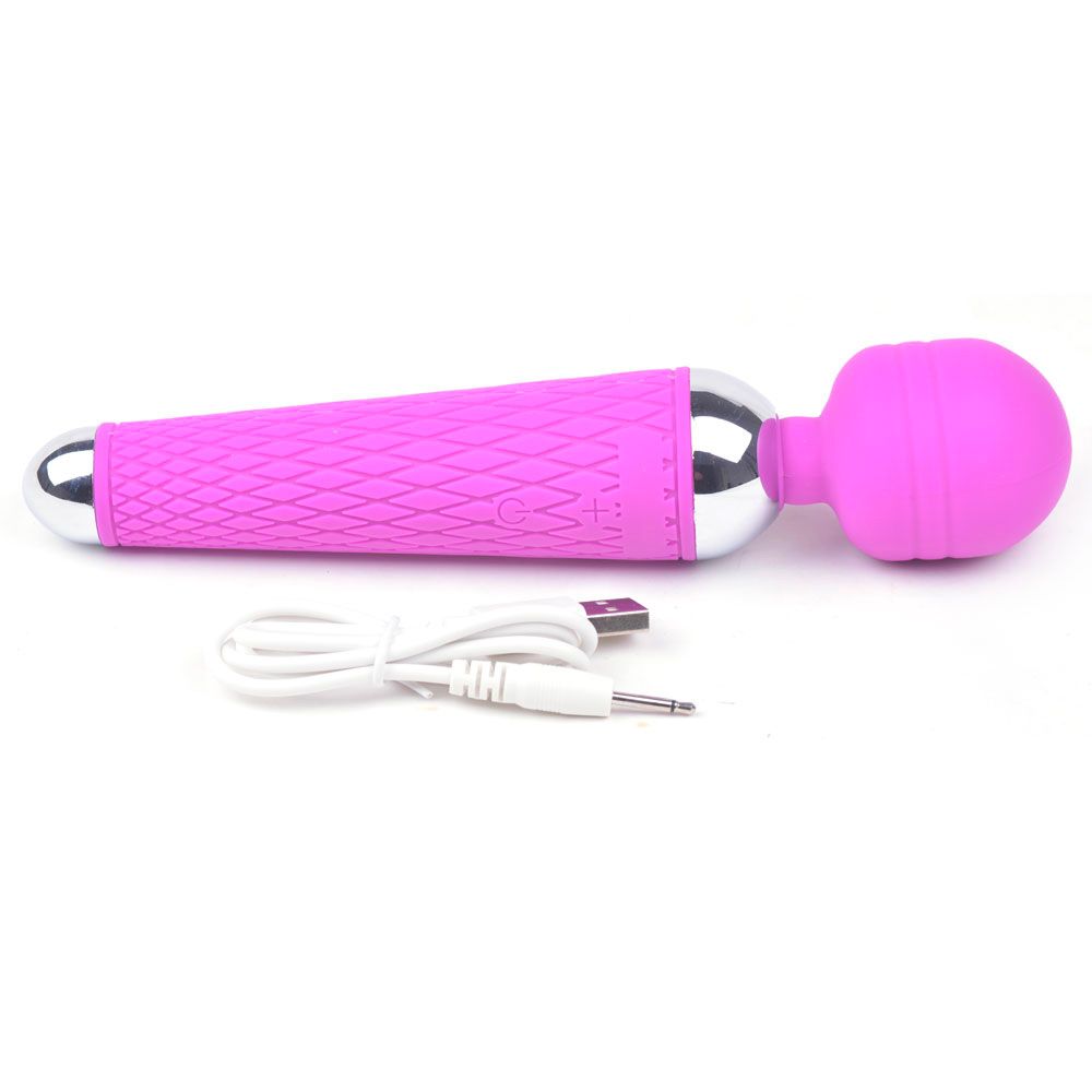 Vibrators, Sex Toy Kits and Sex Toys at Cloud9Adults - 10 Speed Purple Rechargeable Magic Wand - Buy Sex Toys Online
