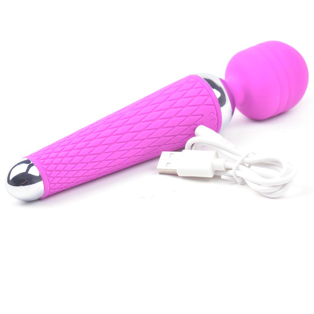 Vibrators, Sex Toy Kits and Sex Toys at Cloud9Adults - 10 Speed Purple Rechargeable Magic Wand - Buy Sex Toys Online