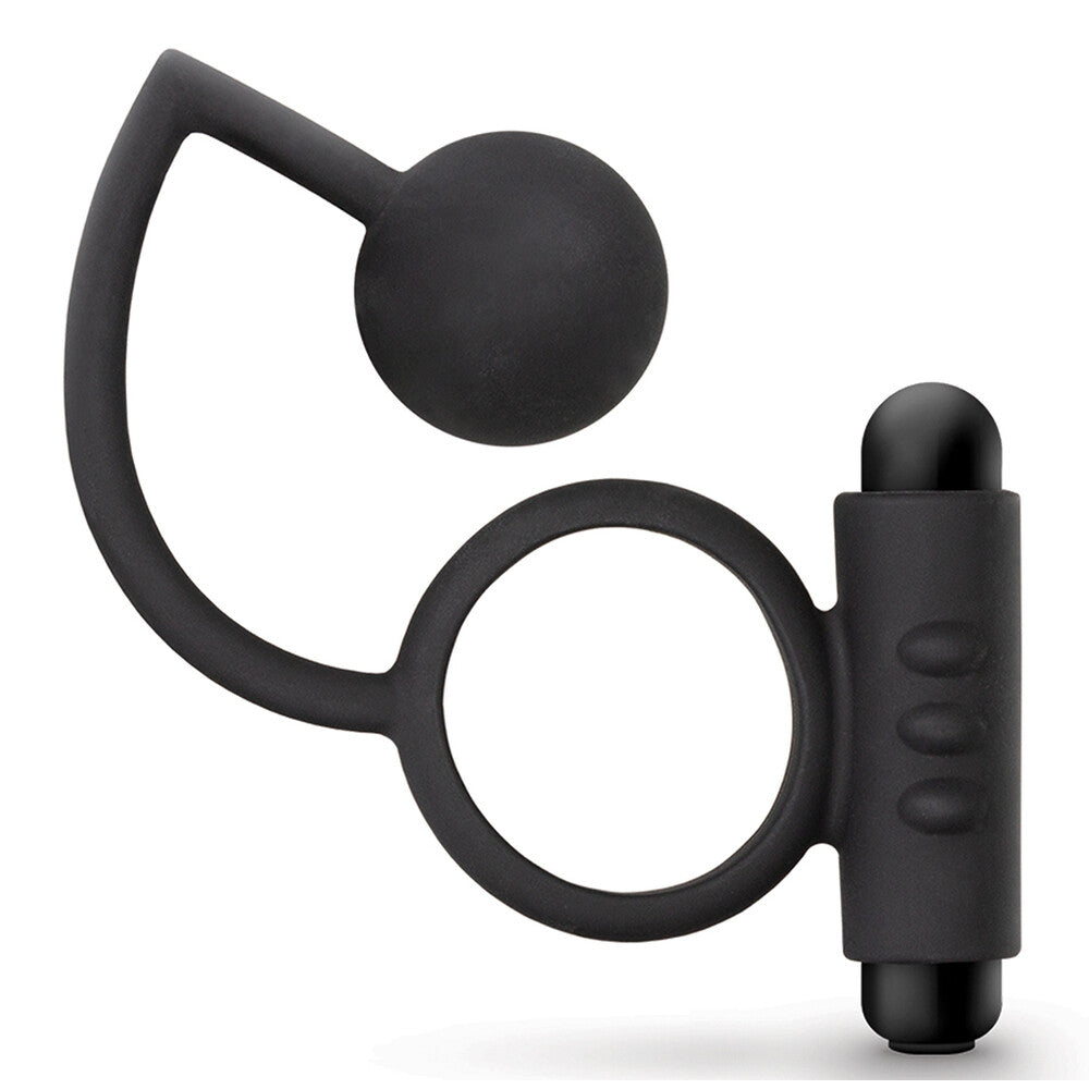 Vibrators, Sex Toy Kits and Sex Toys at Cloud9Adults - Anal Adventures Platinum Ball With Vibrating Cock Ring - Buy Sex Toys Online