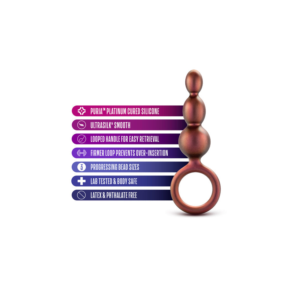 Vibrators, Sex Toy Kits and Sex Toys at Cloud9Adults - Anal Adventures Matrix Beaded Loop Butt Plug - Buy Sex Toys Online