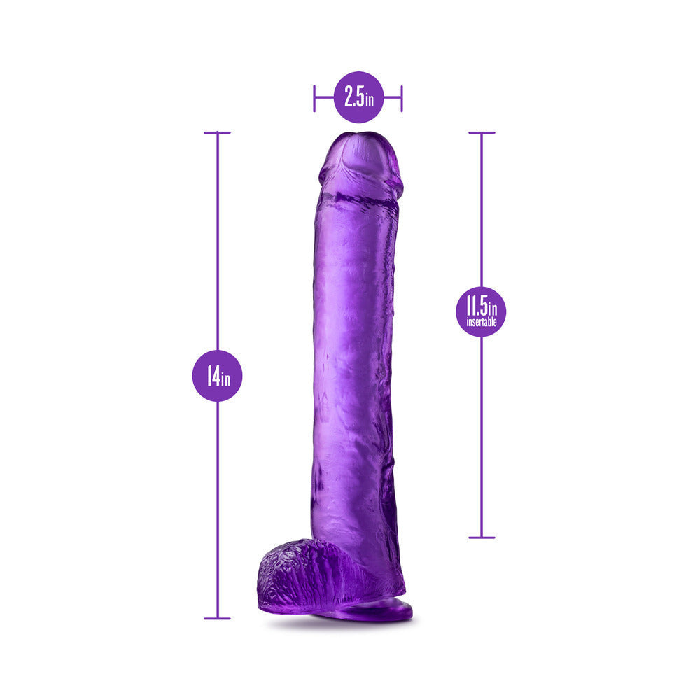 Vibrators, Sex Toy Kits and Sex Toys at Cloud9Adults - B Yours Plus Hefty N Hung 14 Inch Dildo - Buy Sex Toys Online