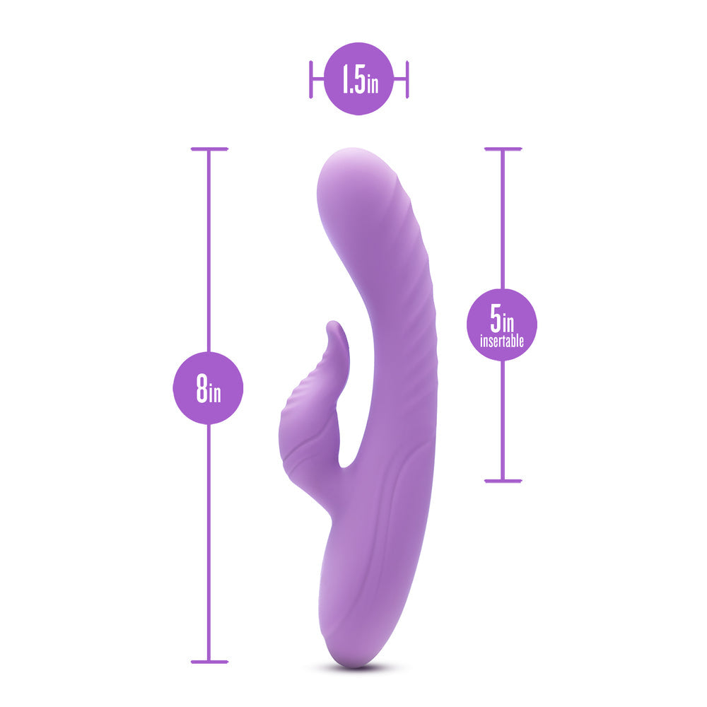 Vibrators, Sex Toy Kits and Sex Toys at Cloud9Adults - Blush Evelyn Powerful Dual Stimulator Vibe - Buy Sex Toys Online