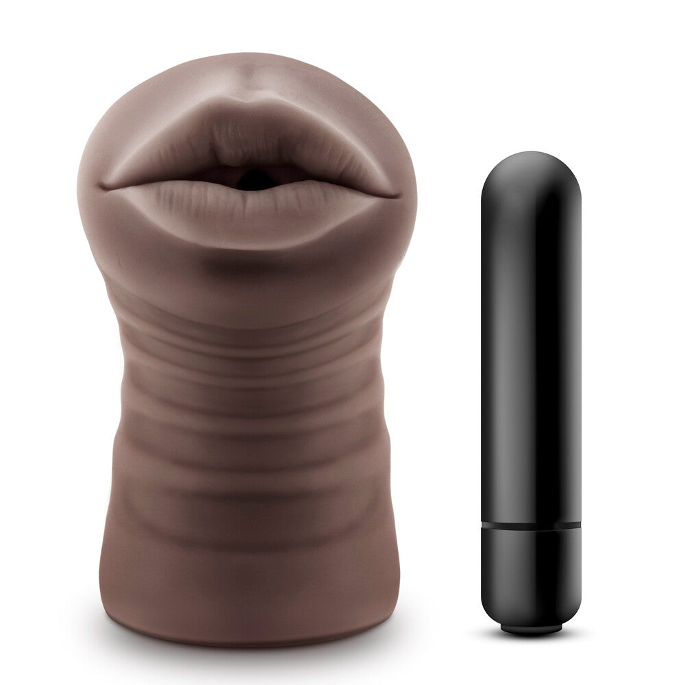 Vibrators, Sex Toy Kits and Sex Toys at Cloud9Adults - Hot Chocolate Heather Mouth Vibrating Masturbator - Buy Sex Toys Online