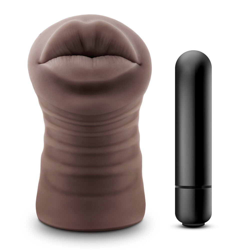 Vibrators, Sex Toy Kits and Sex Toys at Cloud9Adults - Hot Chocolate Renee Mouth Vibrating Masturbator - Buy Sex Toys Online