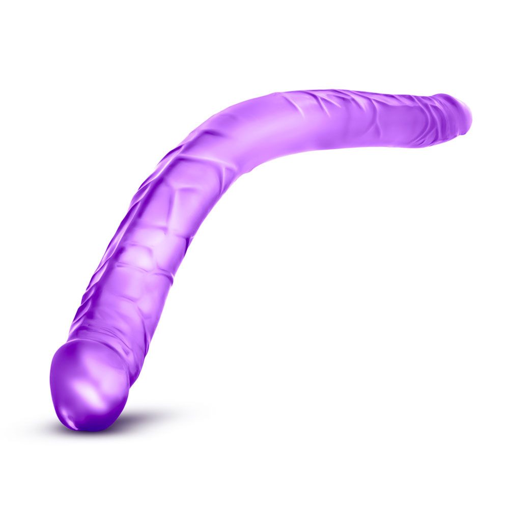 Vibrators, Sex Toy Kits and Sex Toys at Cloud9Adults - B Yours 16 Inch Purple Double Dildo - Buy Sex Toys Online