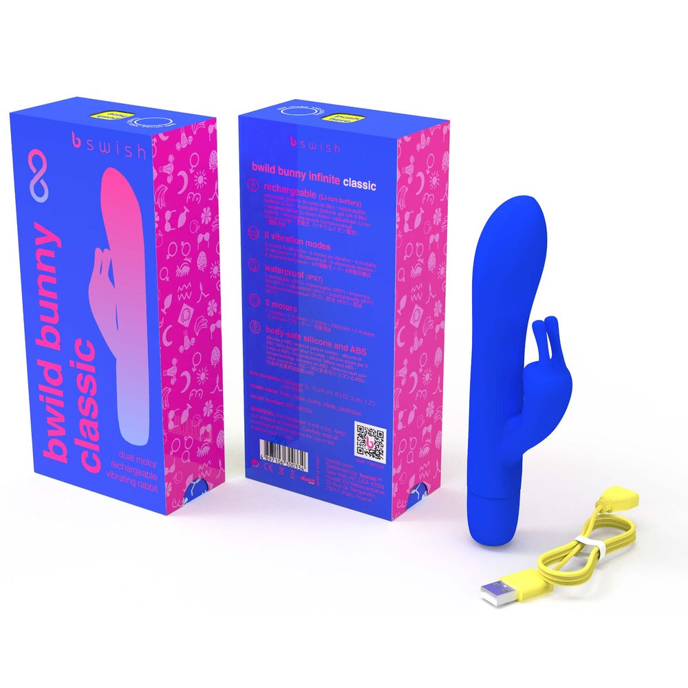 Vibrators, Sex Toy Kits and Sex Toys at Cloud9Adults - bswish Bwild Classic Bunny Blue - Buy Sex Toys Online
