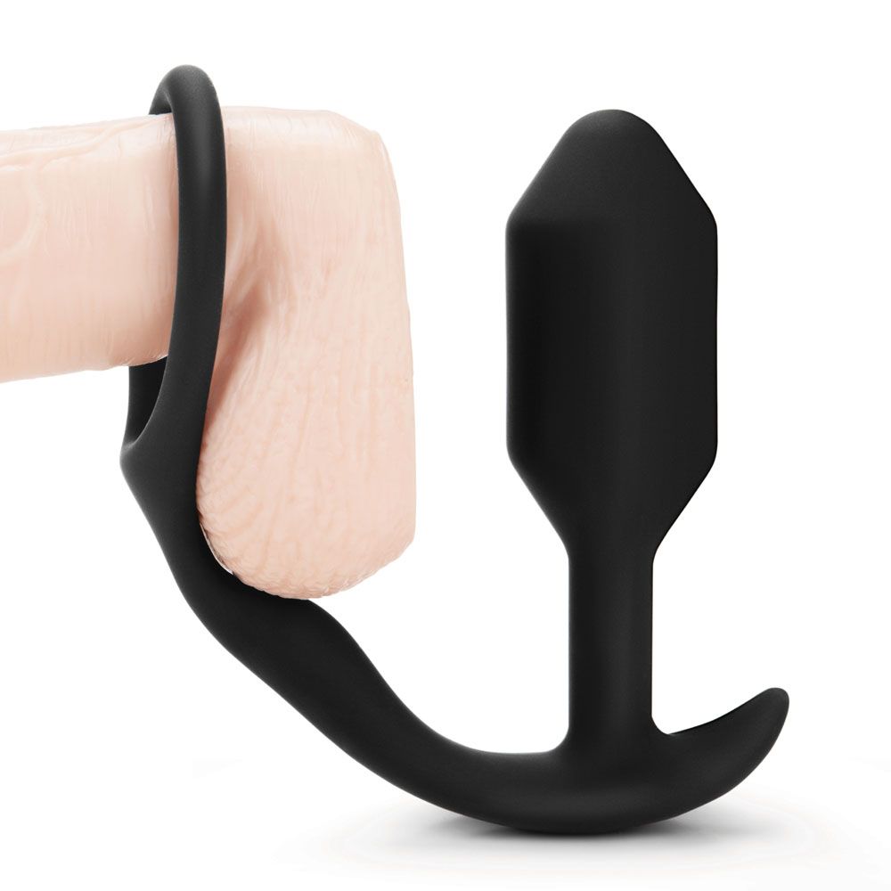 Vibrators, Sex Toy Kits and Sex Toys at Cloud9Adults - bVibe Snug And Tug Anal Plug And Cock Ring - Buy Sex Toys Online