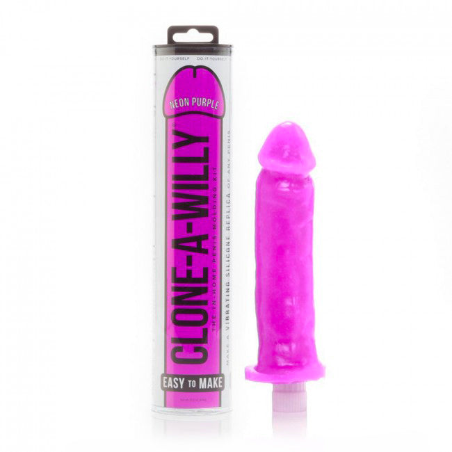 Vibrators, Sex Toy Kits and Sex Toys at Cloud9Adults - Clone A Willy Neon Purple Silicone Vibrator - Buy Sex Toys Online
