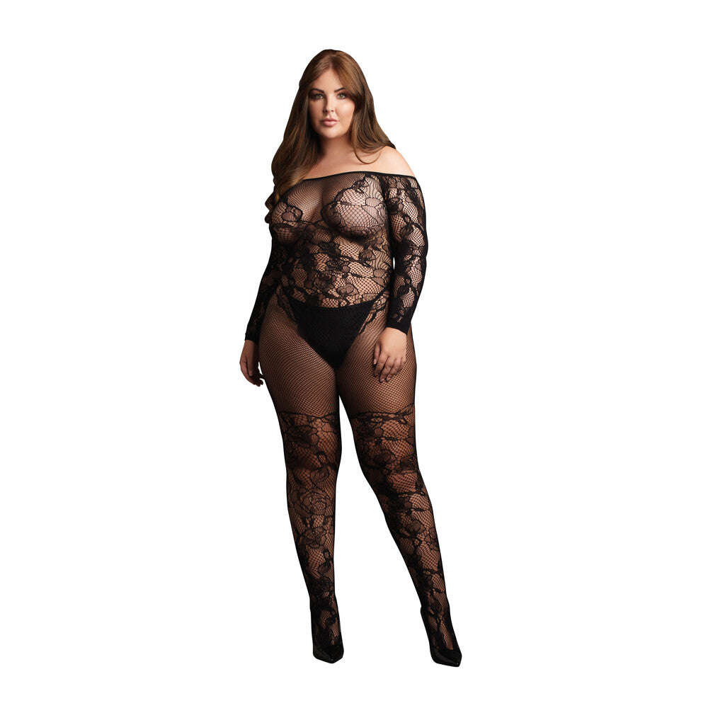 Vibrators, Sex Toy Kits and Sex Toys at Cloud9Adults - Le Desir Bodystocking With Off Shoulder Long Sleeves - Buy Sex Toys Online
