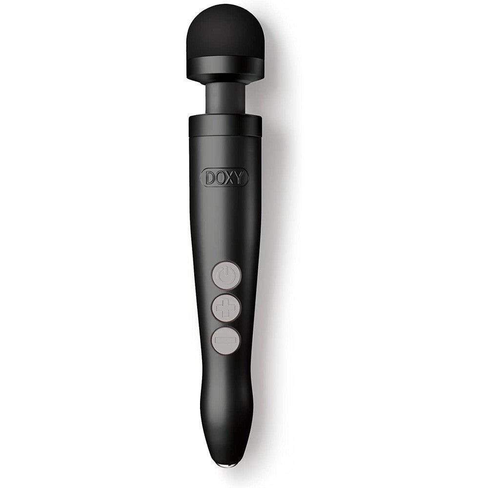 Vibrators, Sex Toy Kits and Sex Toys at Cloud9Adults - Doxy Die Cast 3 Rechargeable Wand Matte Black - Buy Sex Toys Online