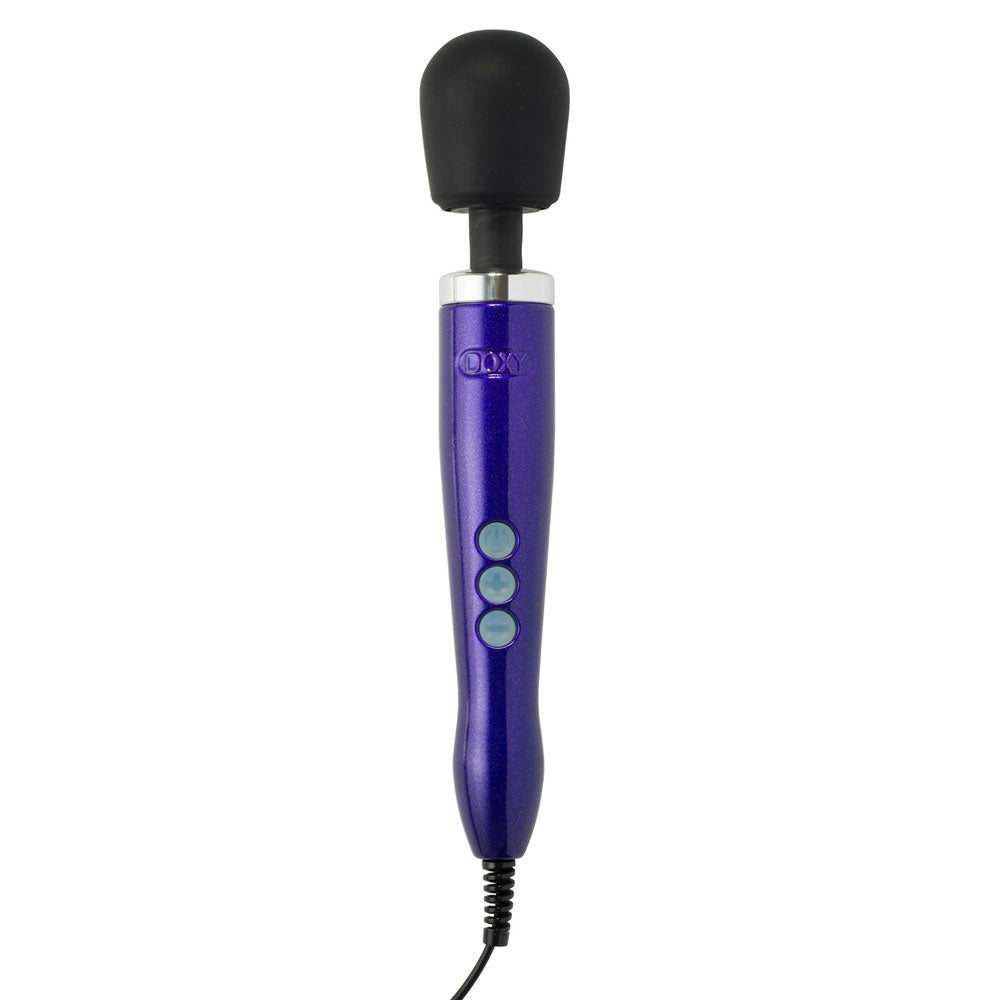 Vibrators, Sex Toy Kits and Sex Toys at Cloud9Adults - Doxy Die Cast Wand Massager PURPLE UK Plug - Buy Sex Toys Online