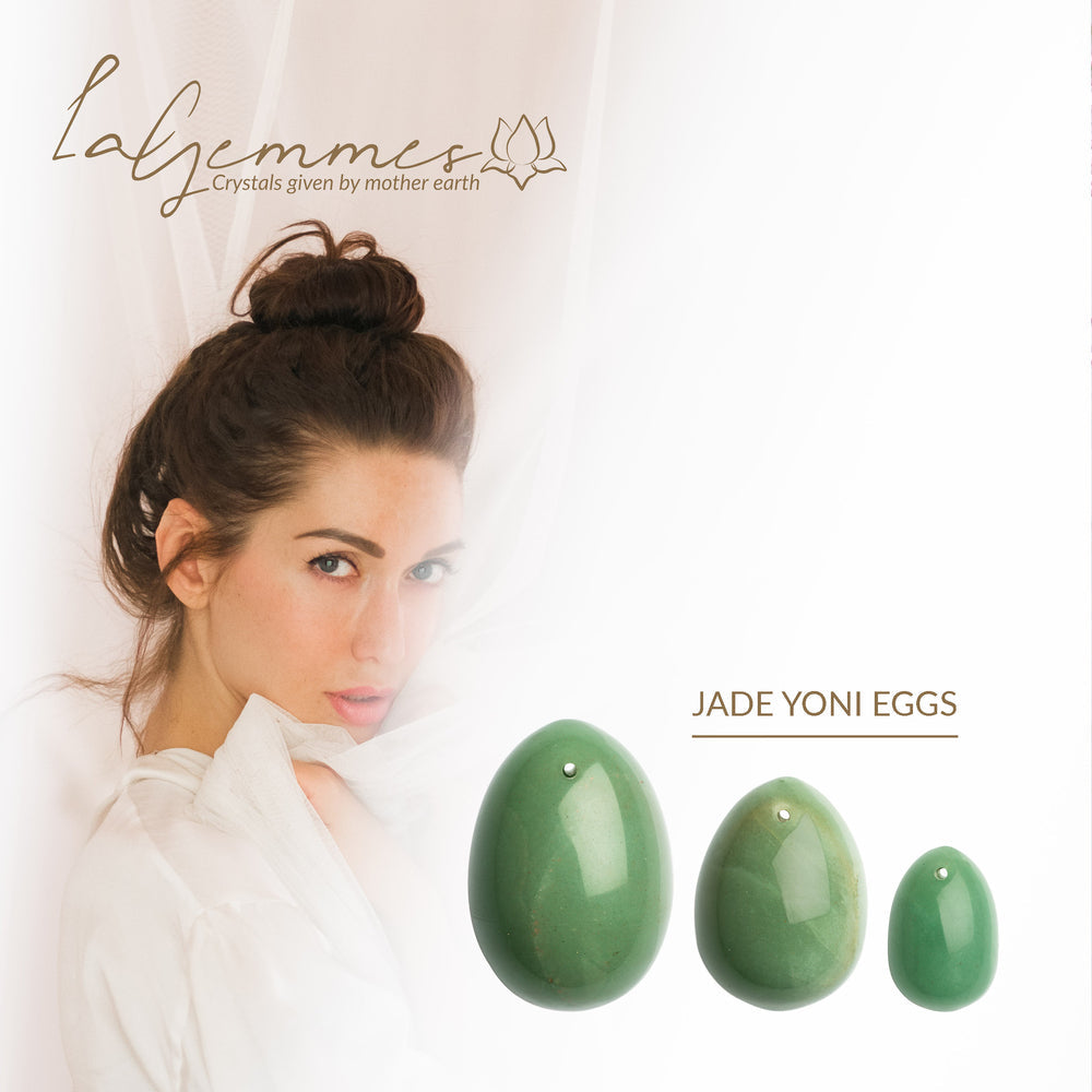 Vibrators, Sex Toy Kits and Sex Toys at Cloud9Adults - La Gemmes Yoni Egg Set Jade - Buy Sex Toys Online