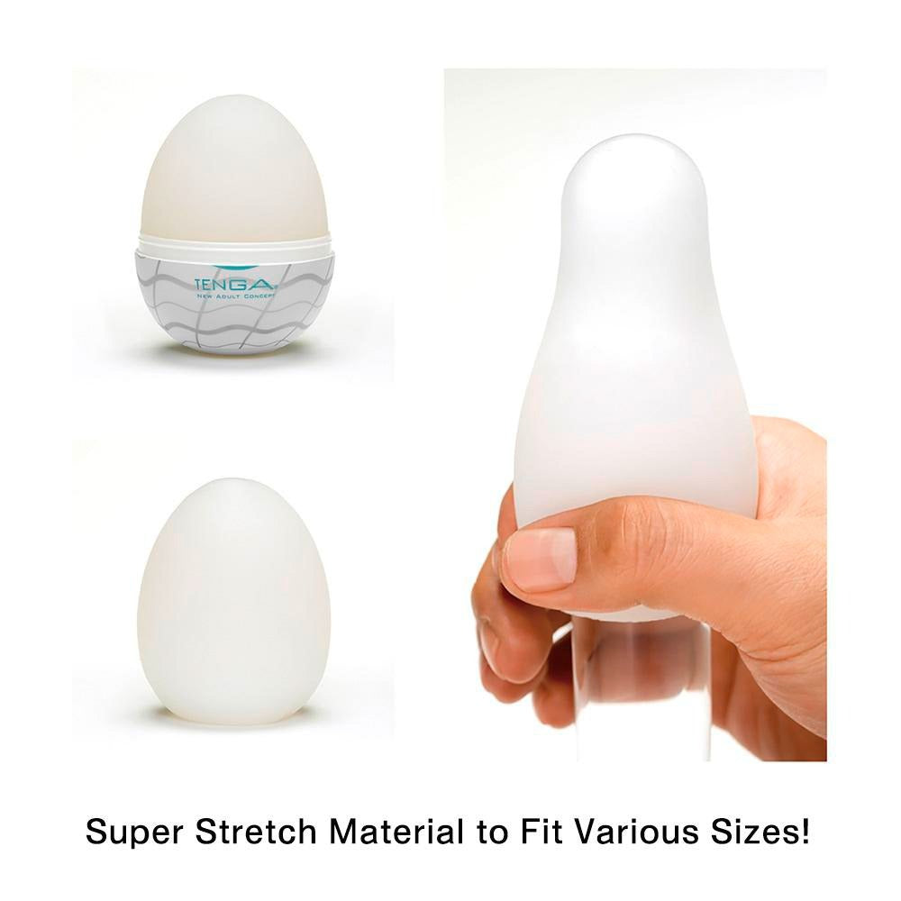 Vibrators, Sex Toy Kits and Sex Toys at Cloud9Adults - Tenga Wavy 2 Egg Masturbator - Buy Sex Toys Online