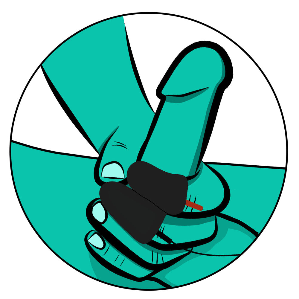 Vibrators, Sex Toy Kits and Sex Toys at Cloud9Adults - ElectraStim Noir Explorer Electro Finger Sleeves - Buy Sex Toys Online
