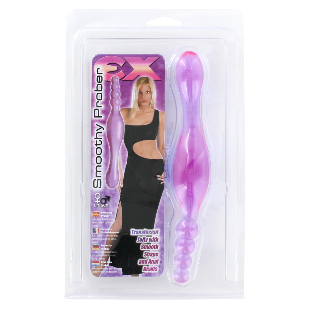 Vibrators, Sex Toy Kits and Sex Toys at Cloud9Adults - EX Smoothy Anal Prober Double Tip Probe - Buy Sex Toys Online