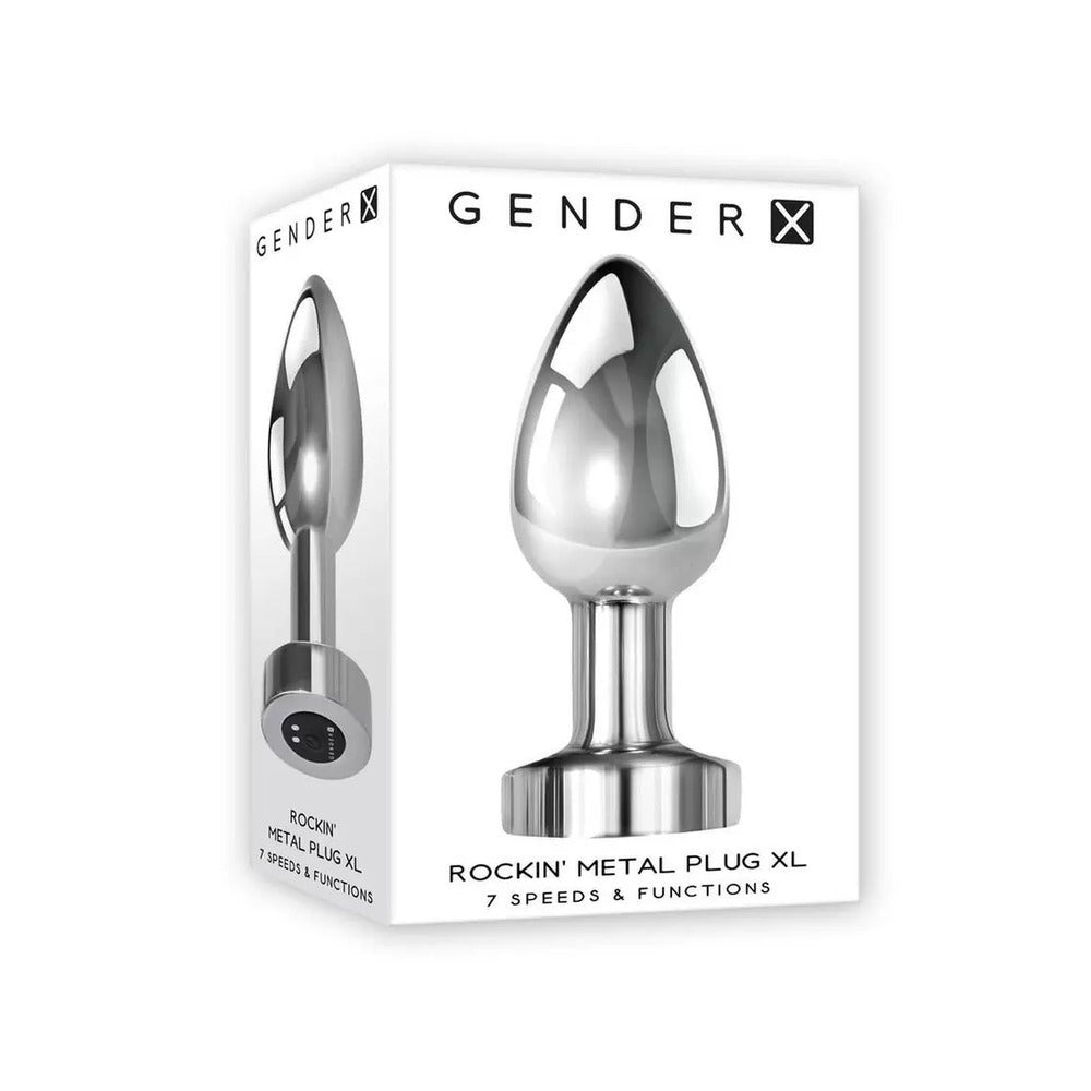 Vibrators, Sex Toy Kits and Sex Toys at Cloud9Adults - Gender X Rockin Metal Anal Plug XL - Buy Sex Toys Online