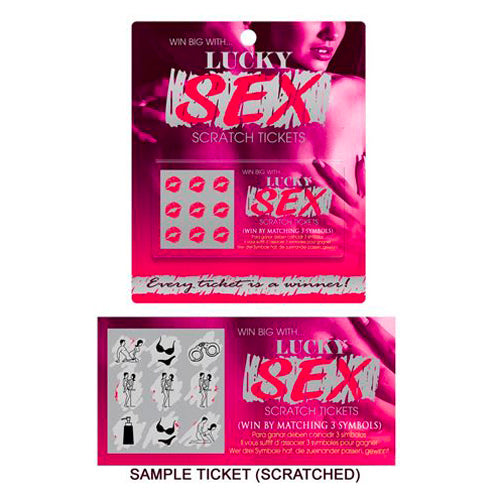 Vibrators, Sex Toy Kits and Sex Toys at Cloud9Adults - Lucky Sex Scratch Tickets - Buy Sex Toys Online