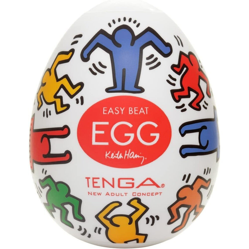 Vibrators, Sex Toy Kits and Sex Toys at Cloud9Adults - Tenga Keith Haring Dance Egg Masturbator - Buy Sex Toys Online