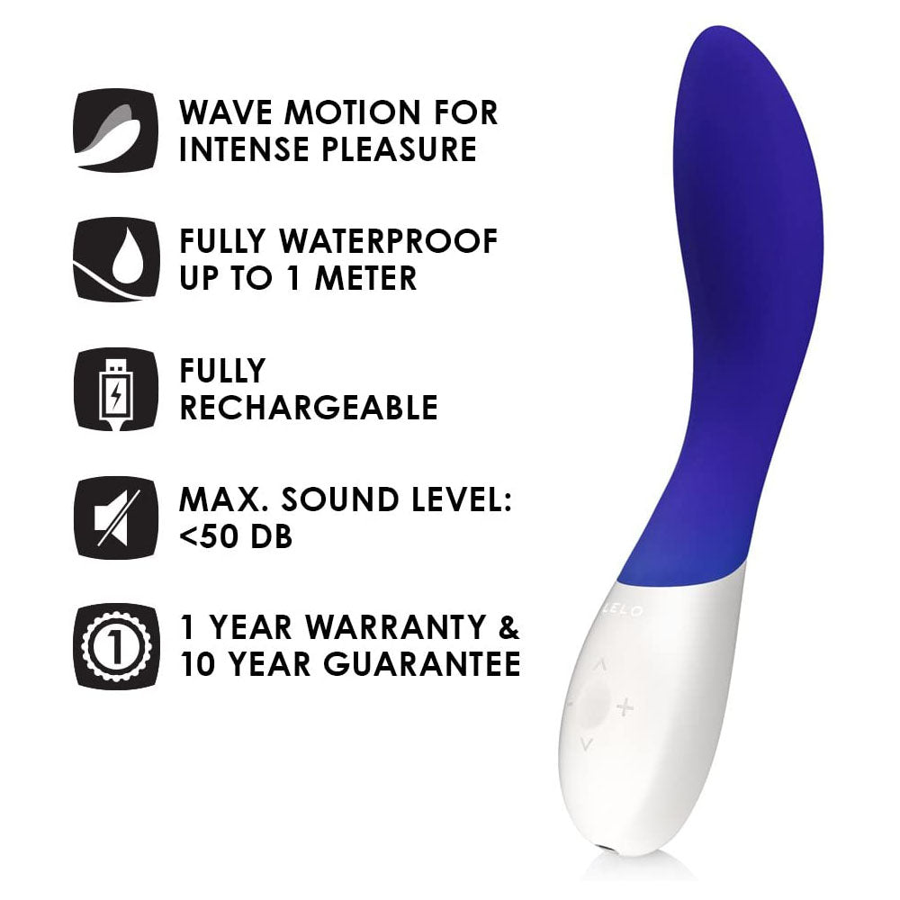 Vibrators, Sex Toy Kits and Sex Toys at Cloud9Adults - Lelo Mona Wave Midnight Blue Vibrator - Buy Sex Toys Online