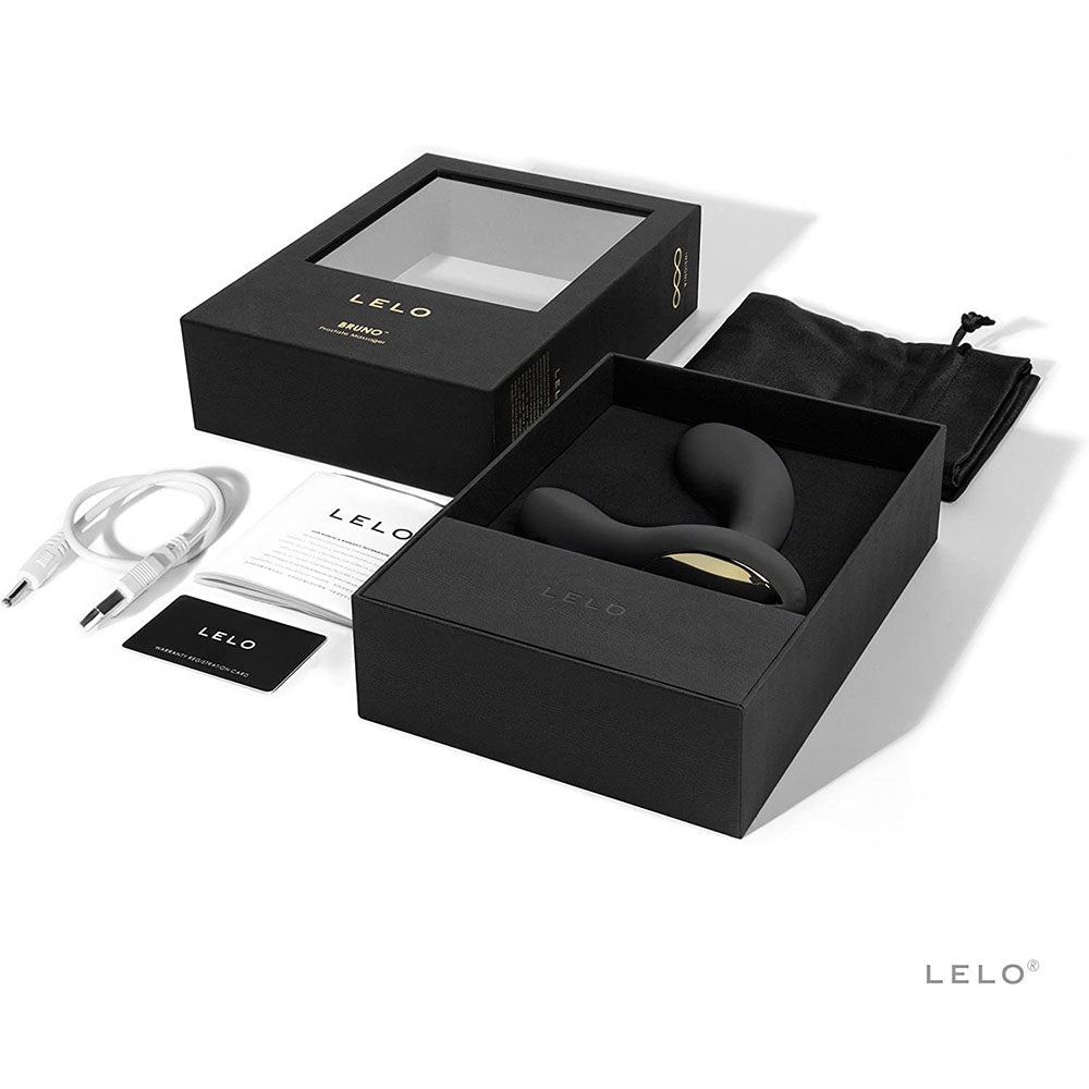 Vibrators, Sex Toy Kits and Sex Toys at Cloud9Adults - Lelo Bruno Luxury Prostate Massager Black - Buy Sex Toys Online