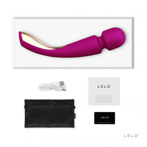 Vibrators, Sex Toy Kits and Sex Toys at Cloud9Adults - Lelo Smart Wand 2 Large Deep Rose - Buy Sex Toys Online