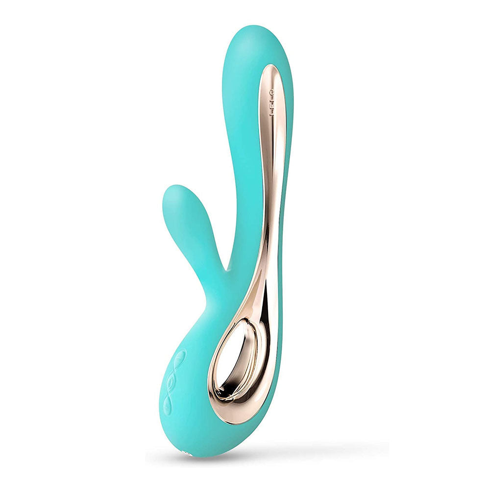 Vibrators, Sex Toy Kits and Sex Toys at Cloud9Adults - Lelo Soraya 2 Dual Rabbit Vibrator Aqua - Buy Sex Toys Online