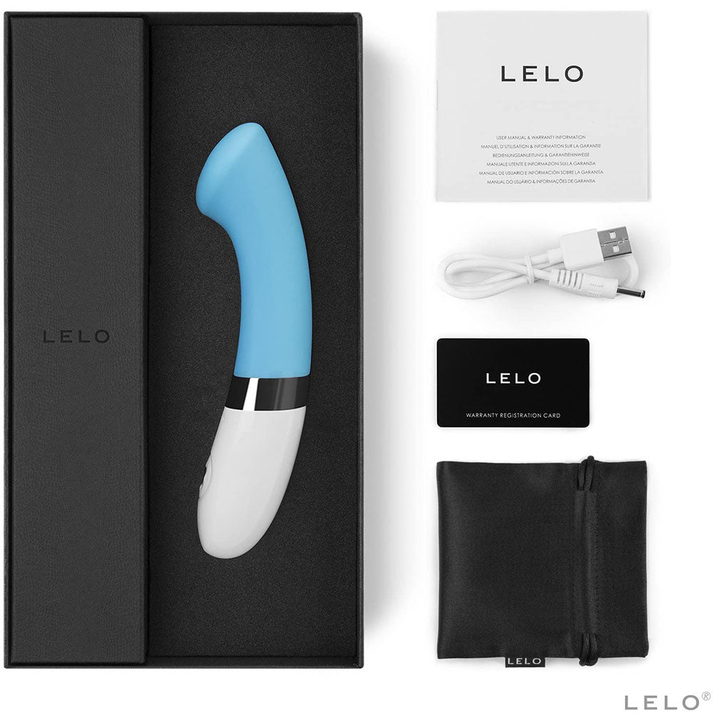 Vibrators, Sex Toy Kits and Sex Toys at Cloud9Adults - Lelo Gigi 2 Turquoise Blue G Spot Vibrator - Buy Sex Toys Online