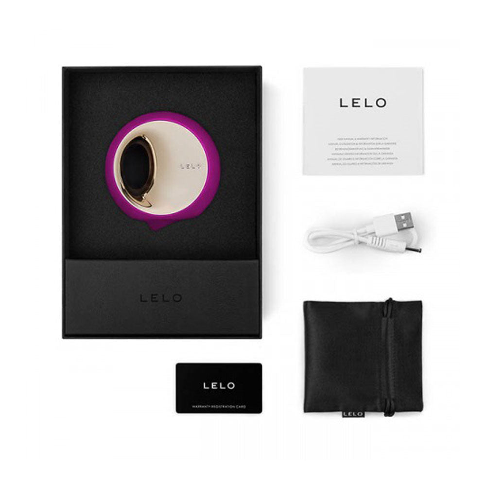 Vibrators, Sex Toy Kits and Sex Toys at Cloud9Adults - Lelo Ora 3 Deep Rose Oral Sex Stimulator - Buy Sex Toys Online