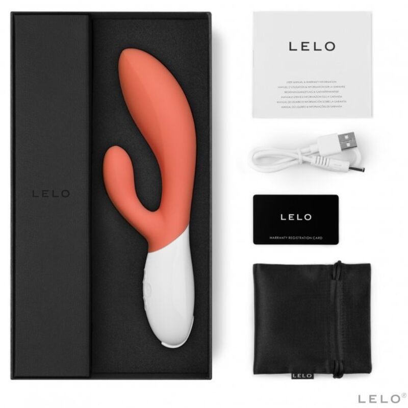 Vibrators, Sex Toy Kits and Sex Toys at Cloud9Adults - Lelo Ina 3 Dual Action Massager Coral - Buy Sex Toys Online