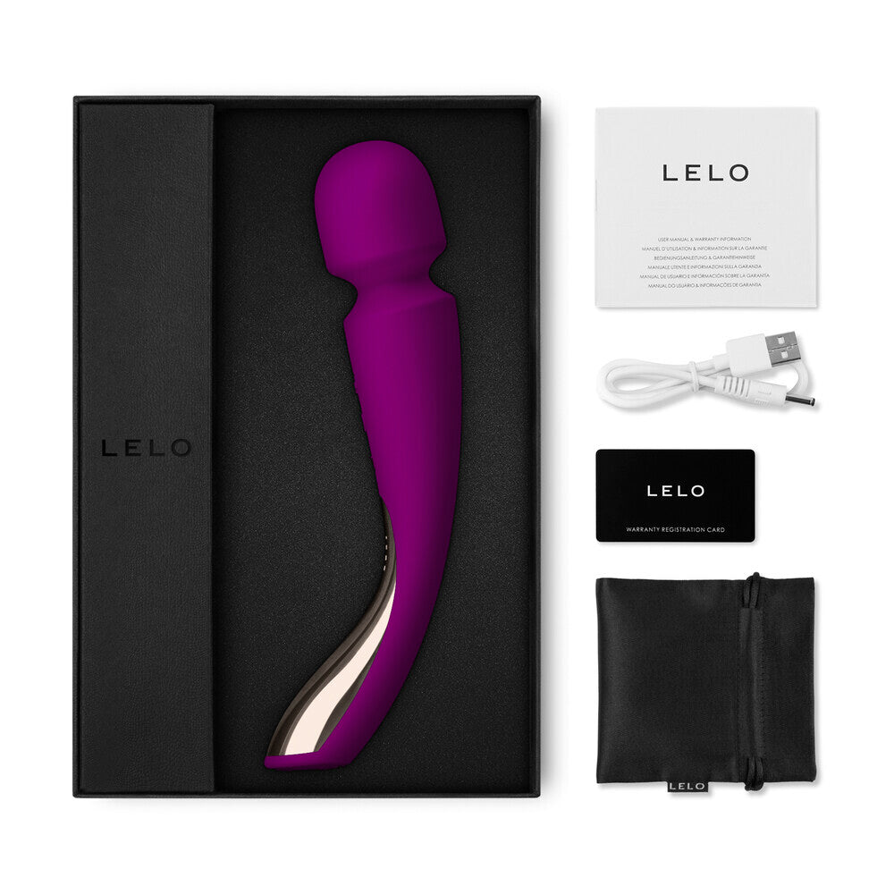 Vibrators, Sex Toy Kits and Sex Toys at Cloud9Adults - Lelo Smart Wand 2 Med Deep Rose - Buy Sex Toys Online