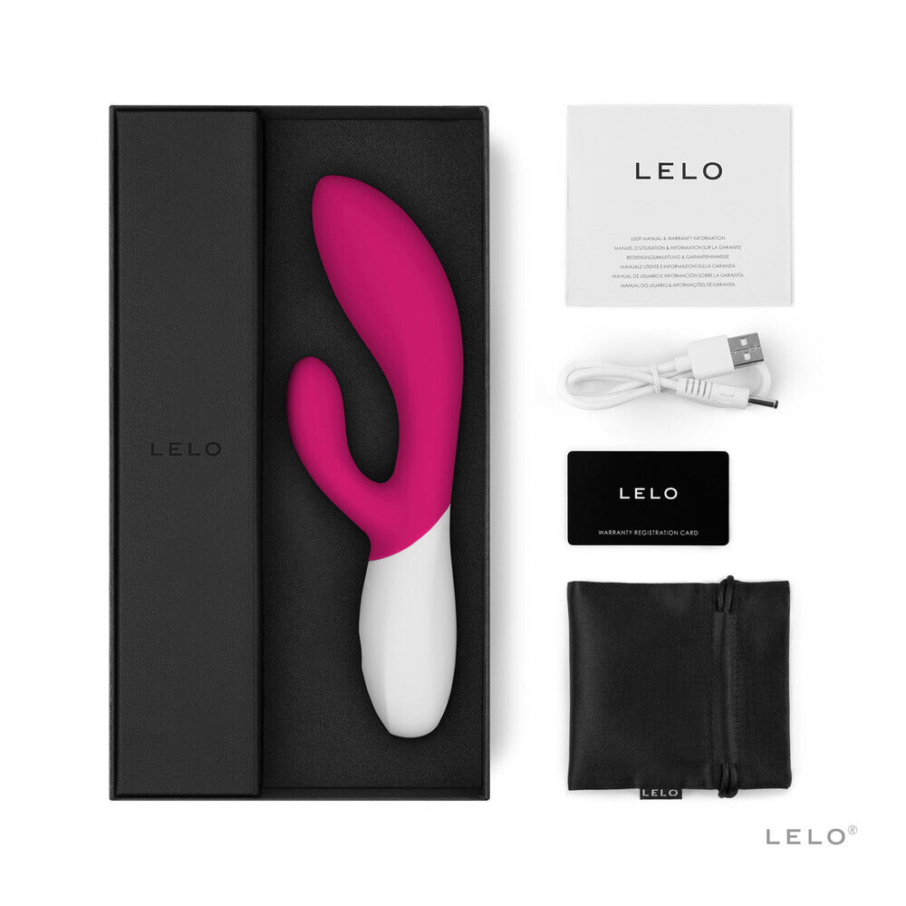 Vibrators, Sex Toy Kits and Sex Toys at Cloud9Adults - Lelo Ina Wave 2 Luxury Rechargeable Vibe Cerise - Buy Sex Toys Online