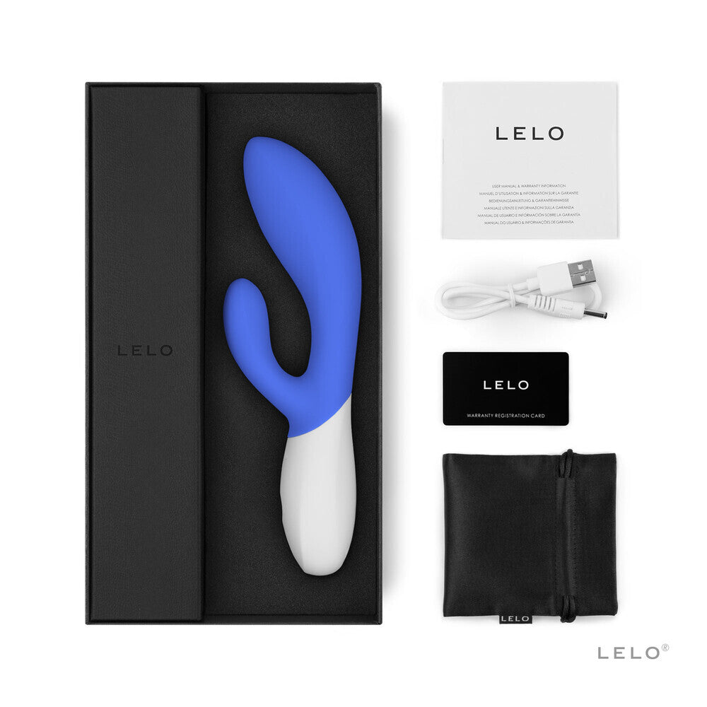 Vibrators, Sex Toy Kits and Sex Toys at Cloud9Adults - Lelo Ina Wave 2 Luxury Rechargeable Vibe Blue - Buy Sex Toys Online