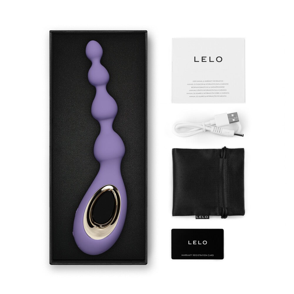 Vibrators, Sex Toy Kits and Sex Toys at Cloud9Adults - Lelo Soraya Anal Beads Massager Violet Dusk - Buy Sex Toys Online