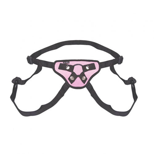 Vibrators, Sex Toy Kits and Sex Toys at Cloud9Adults - Lux Fetish Pretty In Pink Strap On Harness - Buy Sex Toys Online