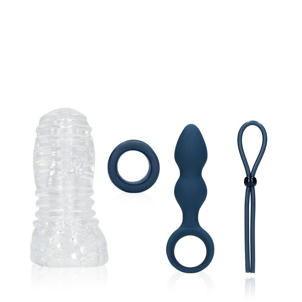 Vibrators, Sex Toy Kits and Sex Toys at Cloud9Adults - Sexplore Toy Kit for Him Stormy Forecast - Buy Sex Toys Online