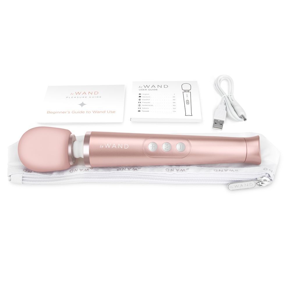 Vibrators, Sex Toy Kits and Sex Toys at Cloud9Adults - Le Wand Petite Gold Travel Rechargeable Wand - Buy Sex Toys Online