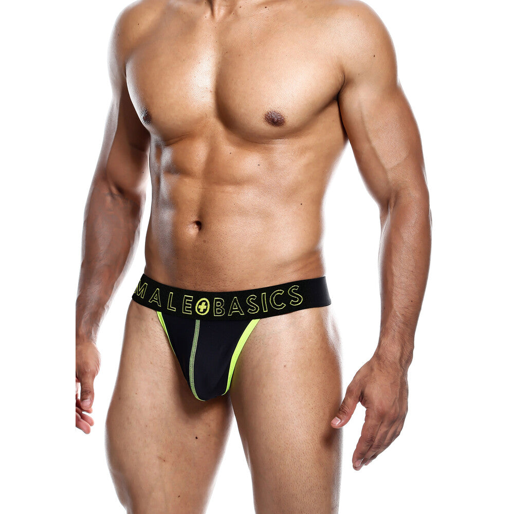 Vibrators, Sex Toy Kits and Sex Toys at Cloud9Adults - Male Basics Neon Thong Yellow - Buy Sex Toys Online