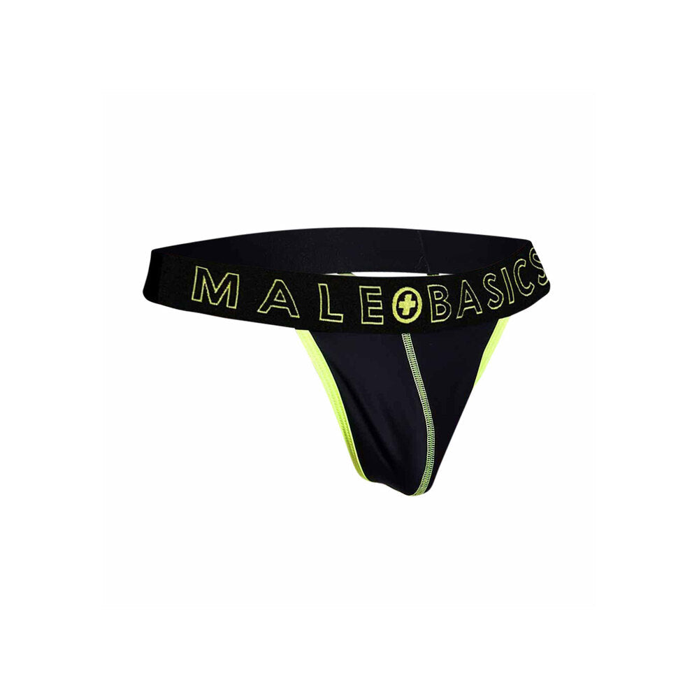 Vibrators, Sex Toy Kits and Sex Toys at Cloud9Adults - Male Basics Neon Thong Yellow - Buy Sex Toys Online