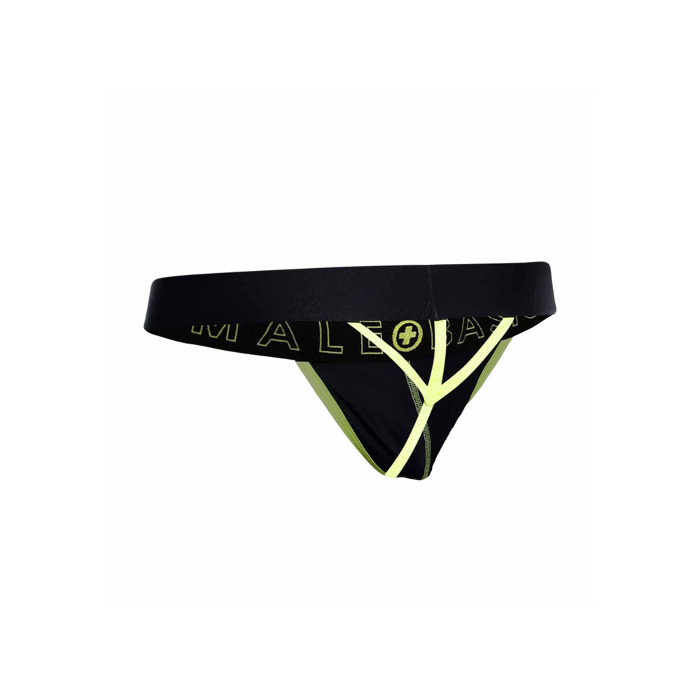 Vibrators, Sex Toy Kits and Sex Toys at Cloud9Adults - Male Basics Neon Thong Yellow - Buy Sex Toys Online