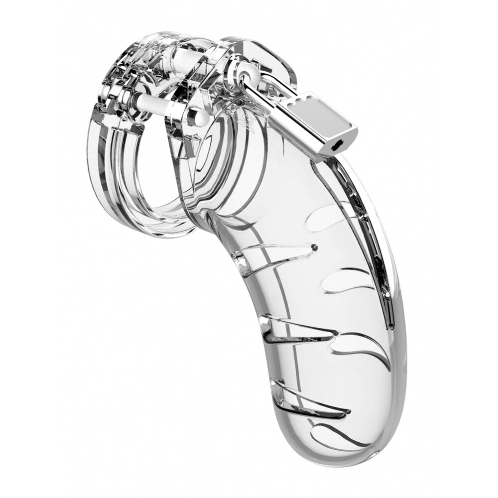 Vibrators, Sex Toy Kits and Sex Toys at Cloud9Adults - Man Cage 03 Male 4.5 Inch Clear Chastity Cage - Buy Sex Toys Online