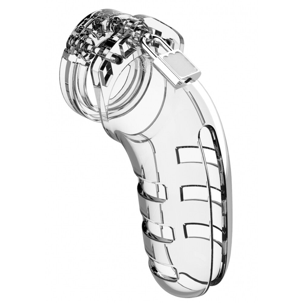 Vibrators, Sex Toy Kits and Sex Toys at Cloud9Adults - Man Cage 06 Male 5.5 Inch Clear Chastity Cage - Buy Sex Toys Online