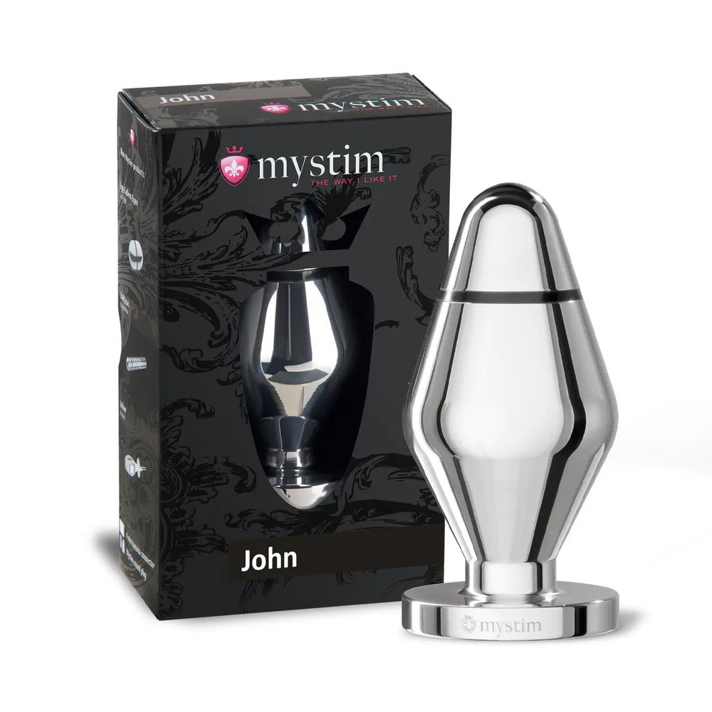 Vibrators, Sex Toy Kits and Sex Toys at Cloud9Adults - MyStim John Aluminium Butt Plug - Buy Sex Toys Online