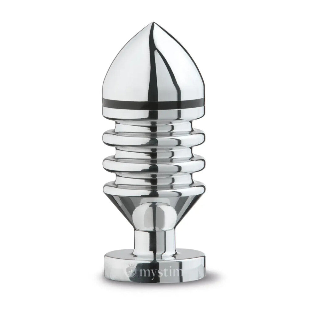Vibrators, Sex Toy Kits and Sex Toys at Cloud9Adults - MyStim Hector Helix Large Aluminium Butt Plug - Buy Sex Toys Online