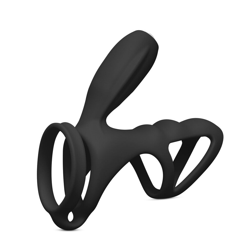 Vibrators, Sex Toy Kits and Sex Toys at Cloud9Adults - Cockring and Clit Vibrator Black - Buy Sex Toys Online