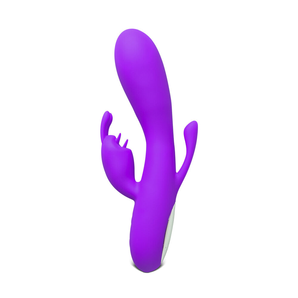 Vibrators, Sex Toy Kits and Sex Toys at Cloud9Adults - Double Bunny 12 speed Silicone Vibe Purple - Buy Sex Toys Online